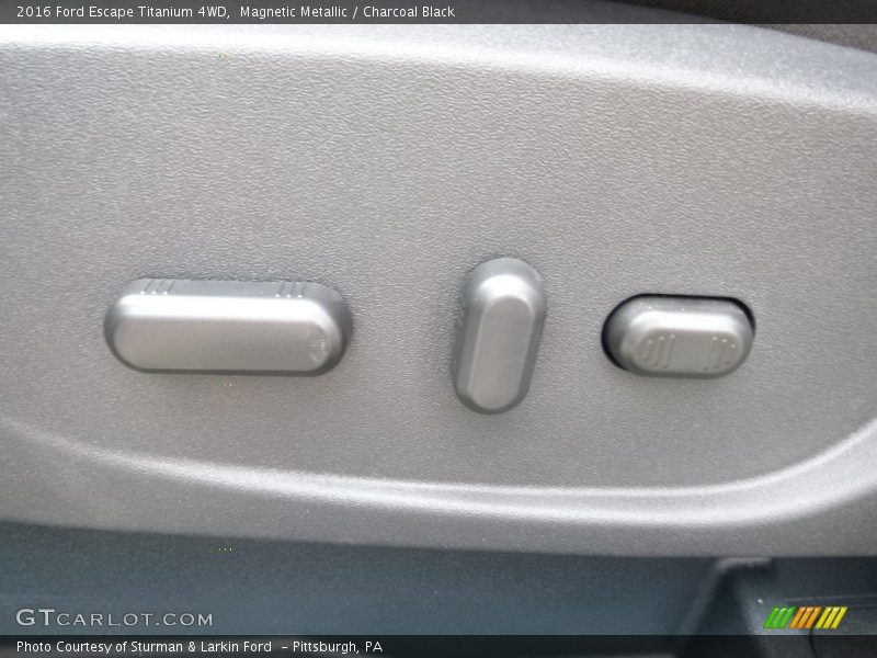Magnetic Metallic / Charcoal Black 2016 Ford Escape Titanium 4WD