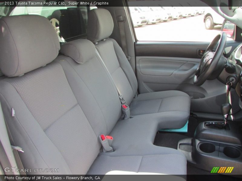 Super White / Graphite 2013 Toyota Tacoma Regular Cab