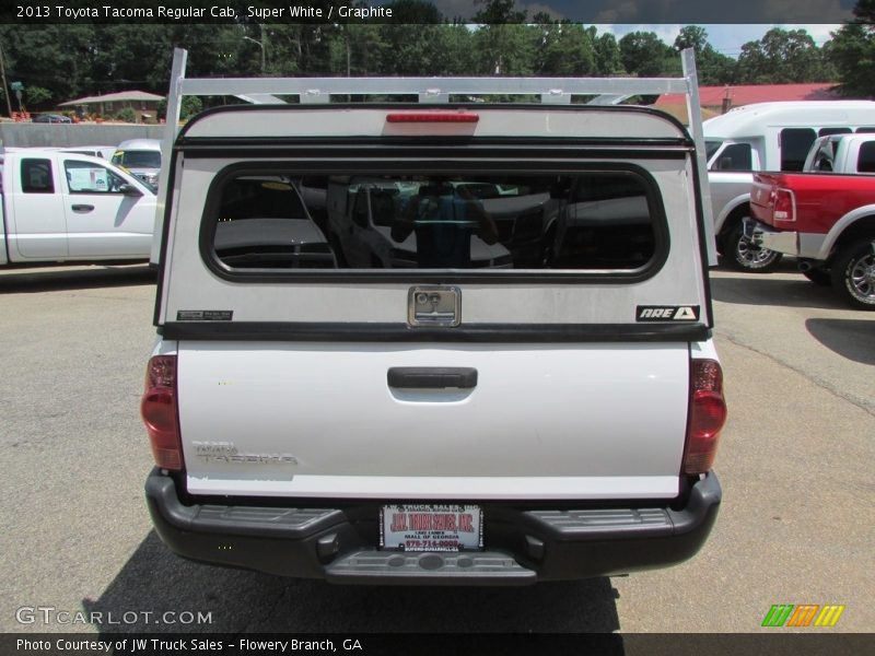 Super White / Graphite 2013 Toyota Tacoma Regular Cab