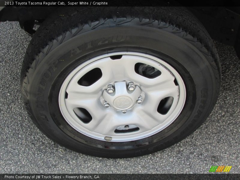 Super White / Graphite 2013 Toyota Tacoma Regular Cab
