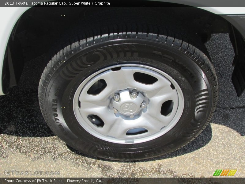 Super White / Graphite 2013 Toyota Tacoma Regular Cab