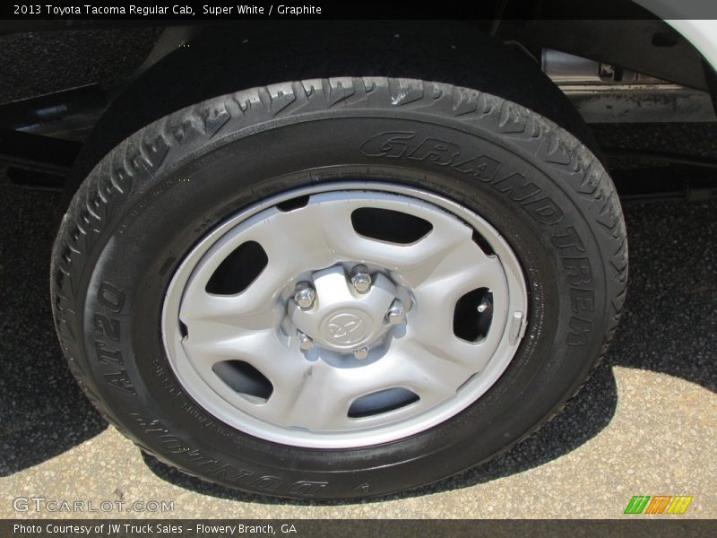 Super White / Graphite 2013 Toyota Tacoma Regular Cab