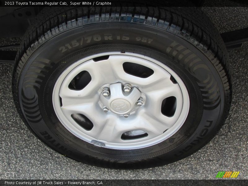 Super White / Graphite 2013 Toyota Tacoma Regular Cab