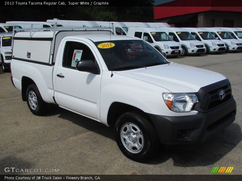 Super White / Graphite 2013 Toyota Tacoma Regular Cab