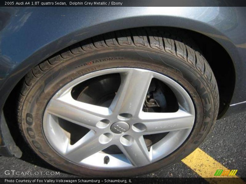 Dolphin Grey Metallic / Ebony 2005 Audi A4 1.8T quattro Sedan