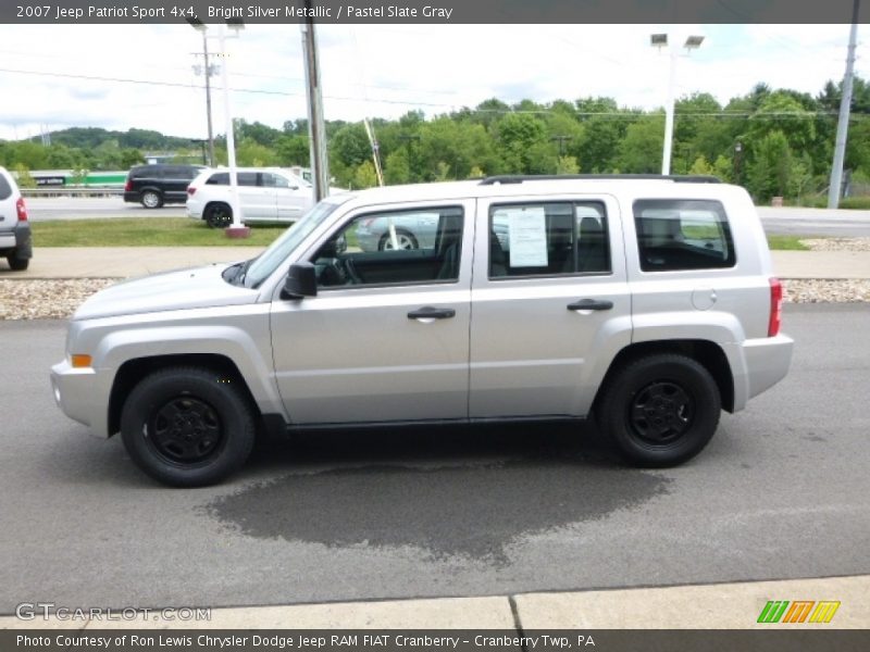 Bright Silver Metallic / Pastel Slate Gray 2007 Jeep Patriot Sport 4x4