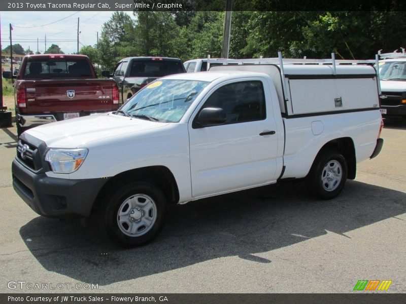 Super White / Graphite 2013 Toyota Tacoma Regular Cab