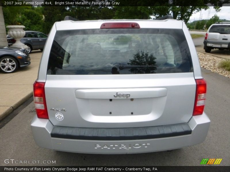 Bright Silver Metallic / Pastel Slate Gray 2007 Jeep Patriot Sport 4x4
