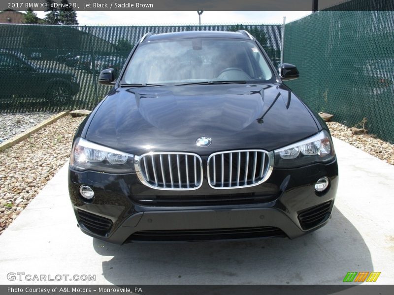 Jet Black / Saddle Brown 2017 BMW X3 xDrive28i