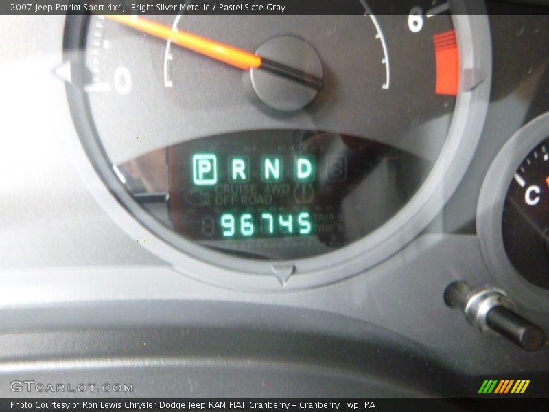 Bright Silver Metallic / Pastel Slate Gray 2007 Jeep Patriot Sport 4x4