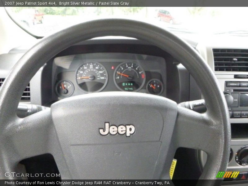 Bright Silver Metallic / Pastel Slate Gray 2007 Jeep Patriot Sport 4x4
