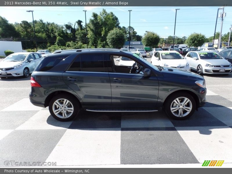 Steel Grey Metallic / Almond Beige 2013 Mercedes-Benz ML 350 4Matic