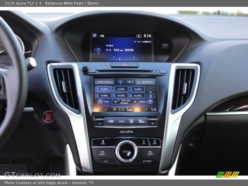 Bellanova White Pearl / Ebony 2016 Acura TLX 2.4