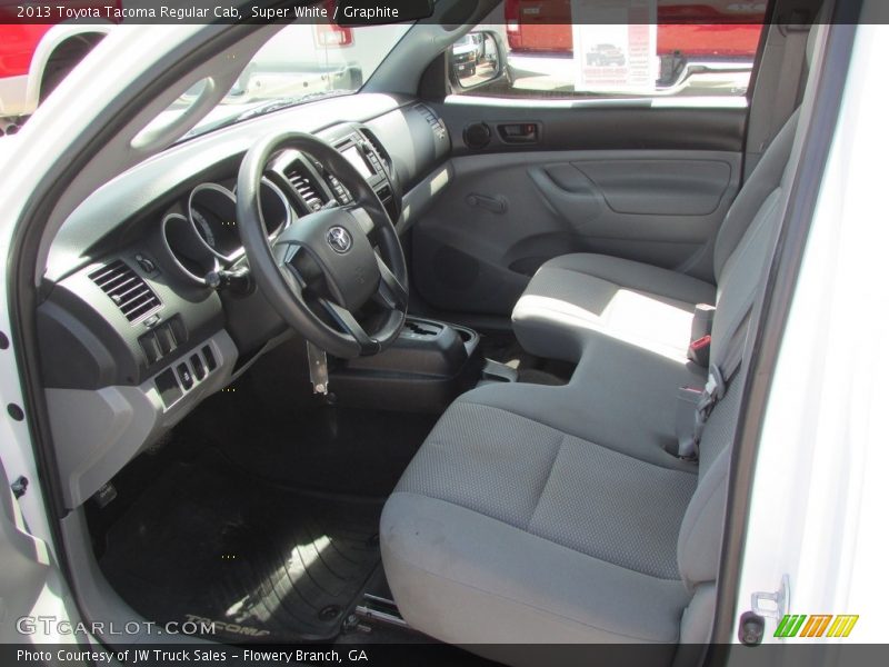 Super White / Graphite 2013 Toyota Tacoma Regular Cab