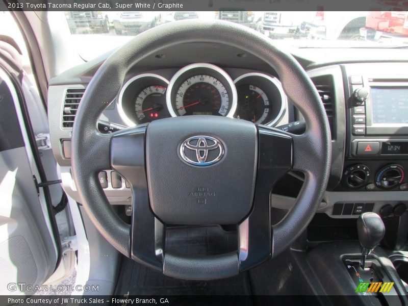 Super White / Graphite 2013 Toyota Tacoma Regular Cab