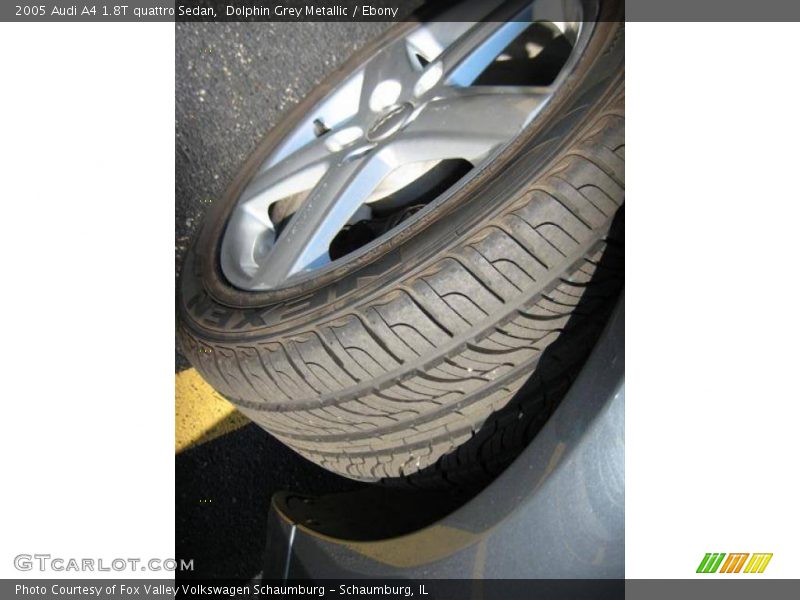 Dolphin Grey Metallic / Ebony 2005 Audi A4 1.8T quattro Sedan