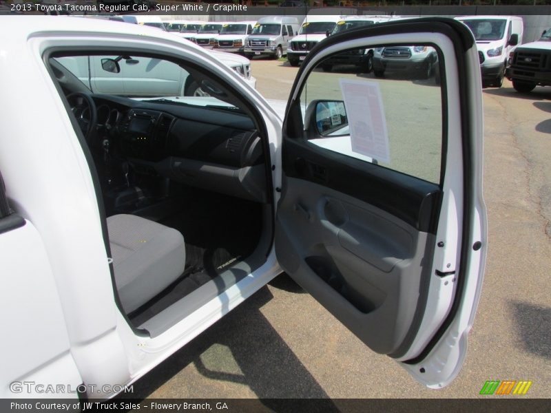 Super White / Graphite 2013 Toyota Tacoma Regular Cab