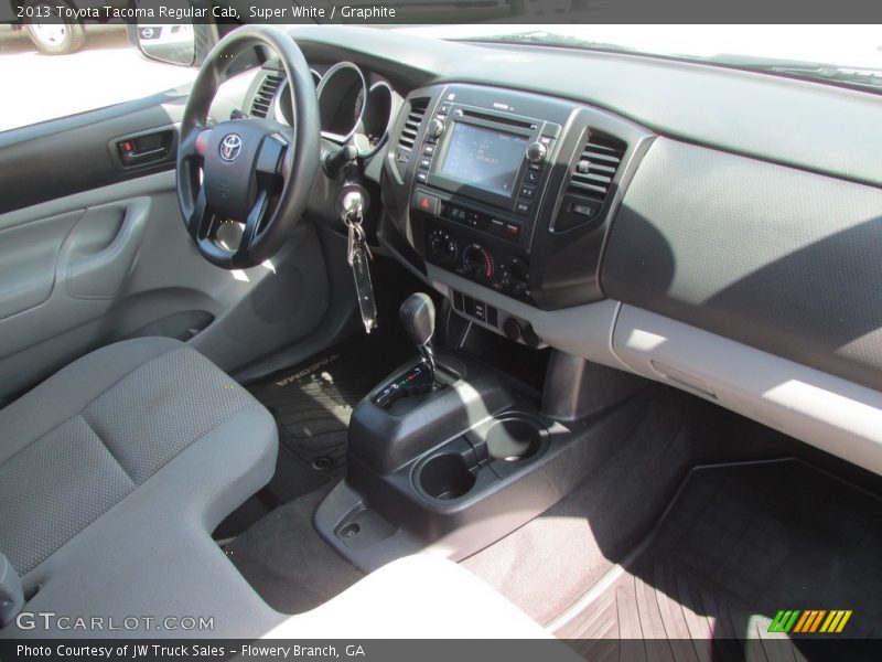 Super White / Graphite 2013 Toyota Tacoma Regular Cab