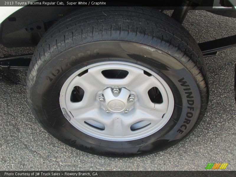 Super White / Graphite 2013 Toyota Tacoma Regular Cab