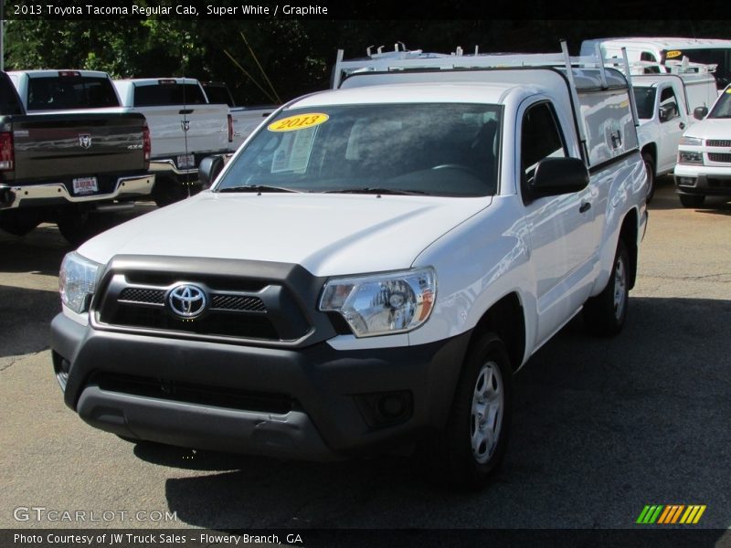 Super White / Graphite 2013 Toyota Tacoma Regular Cab