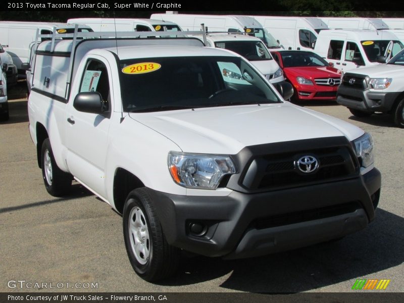 Super White / Graphite 2013 Toyota Tacoma Regular Cab