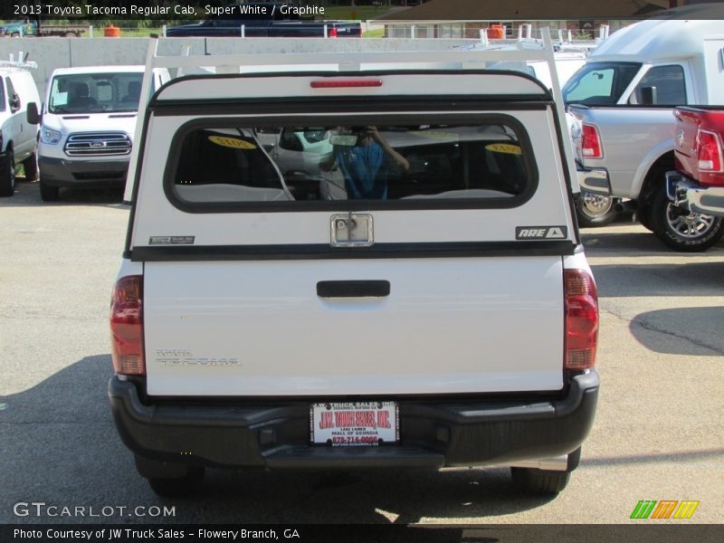 Super White / Graphite 2013 Toyota Tacoma Regular Cab