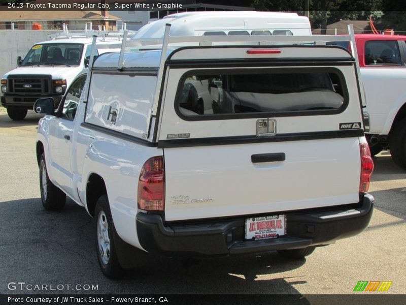 Super White / Graphite 2013 Toyota Tacoma Regular Cab
