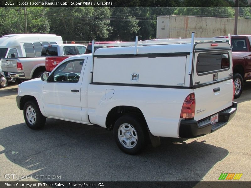 Super White / Graphite 2013 Toyota Tacoma Regular Cab