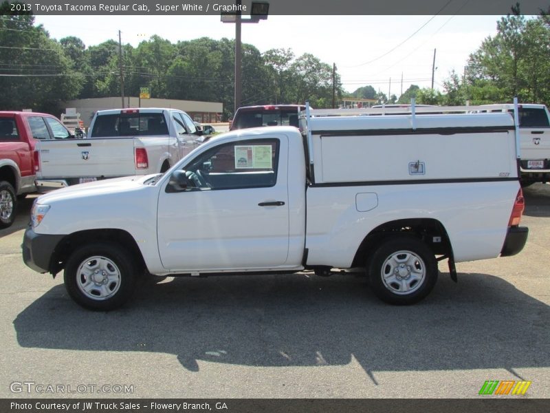 Super White / Graphite 2013 Toyota Tacoma Regular Cab