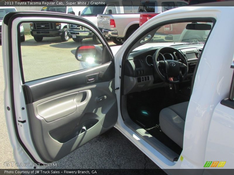 Super White / Graphite 2013 Toyota Tacoma Regular Cab