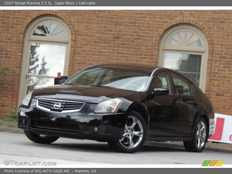 Super Black / Cafe Latte 2007 Nissan Maxima 3.5 SL