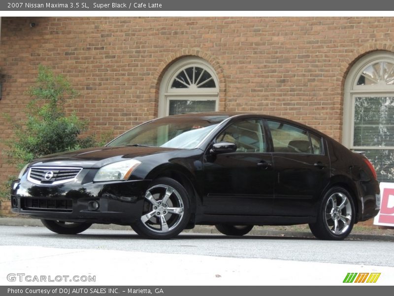 Super Black / Cafe Latte 2007 Nissan Maxima 3.5 SL