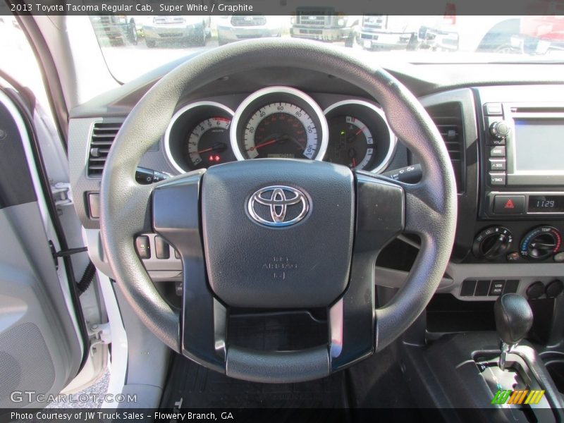 Super White / Graphite 2013 Toyota Tacoma Regular Cab