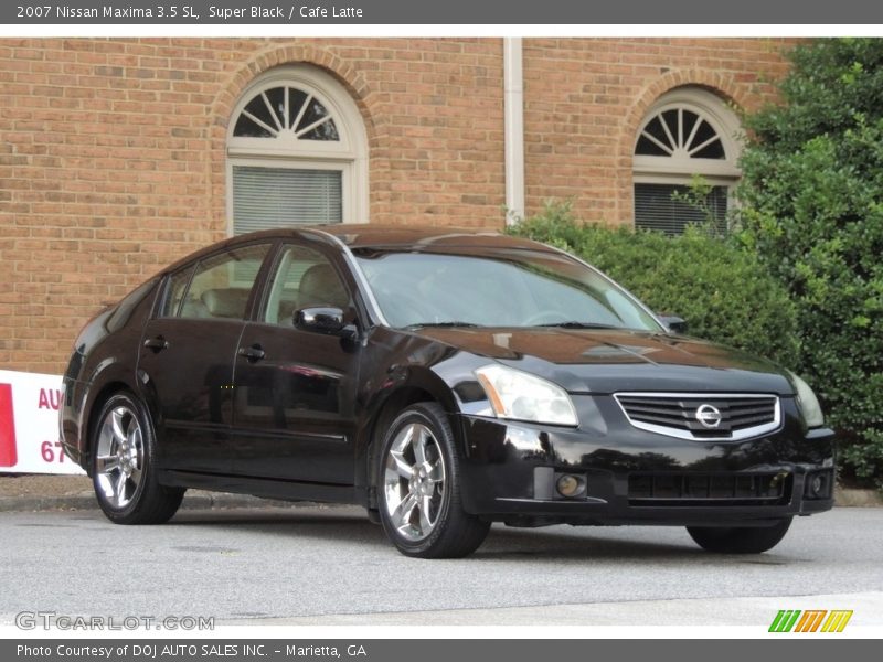 Super Black / Cafe Latte 2007 Nissan Maxima 3.5 SL