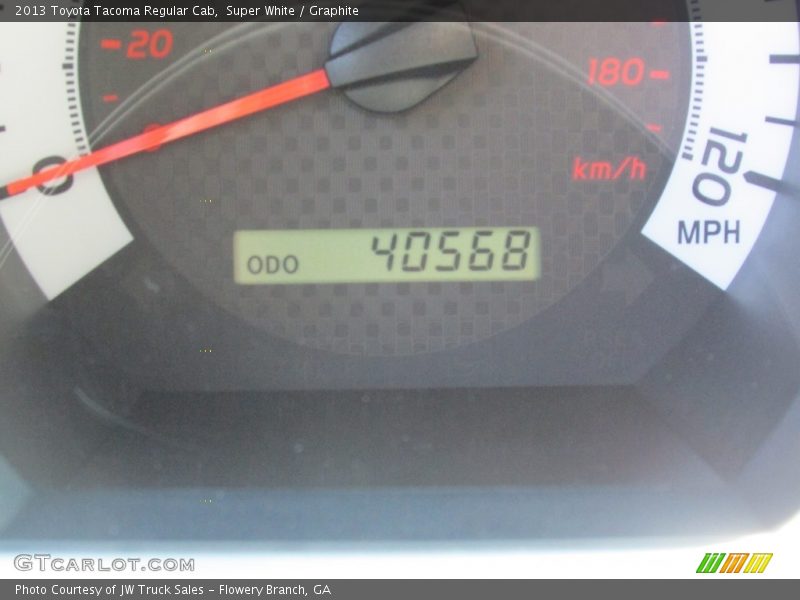 Super White / Graphite 2013 Toyota Tacoma Regular Cab
