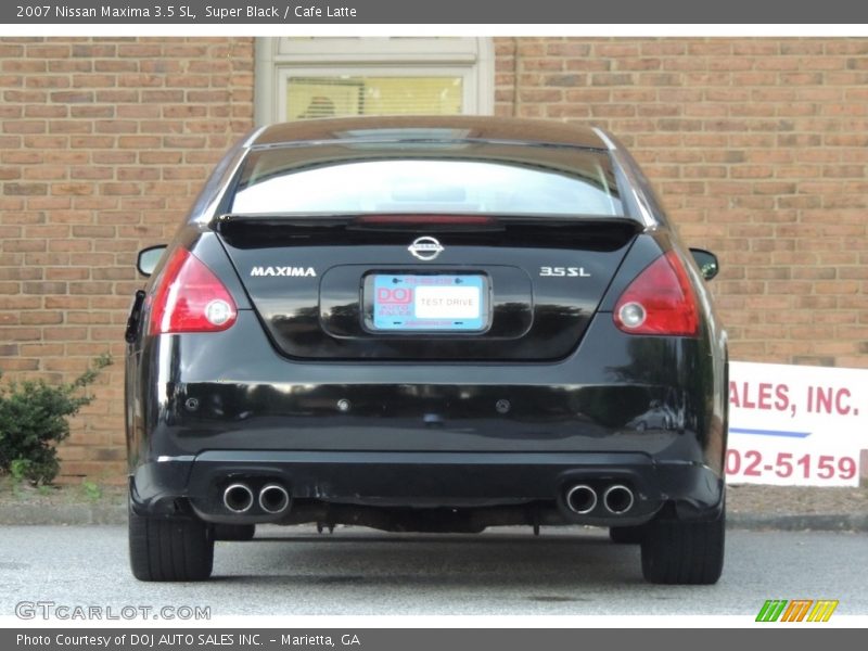 Super Black / Cafe Latte 2007 Nissan Maxima 3.5 SL