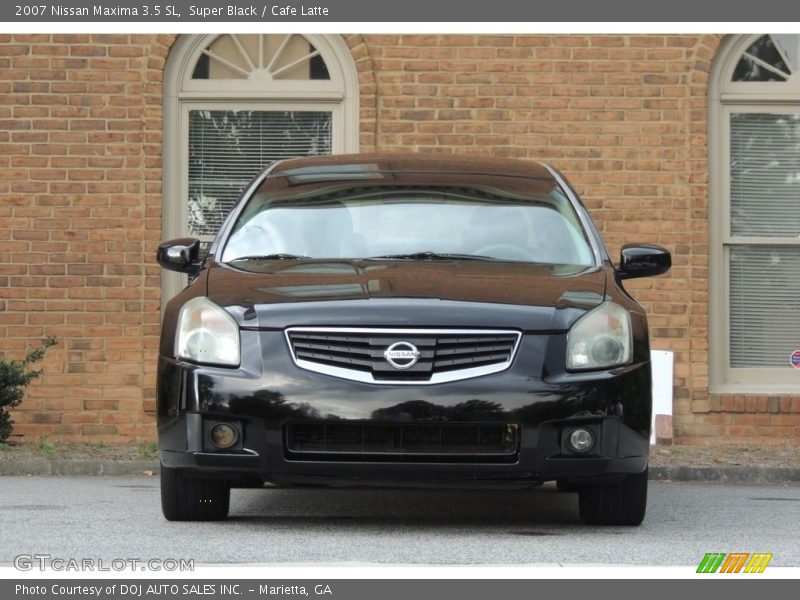 Super Black / Cafe Latte 2007 Nissan Maxima 3.5 SL
