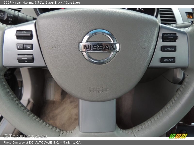 Super Black / Cafe Latte 2007 Nissan Maxima 3.5 SL