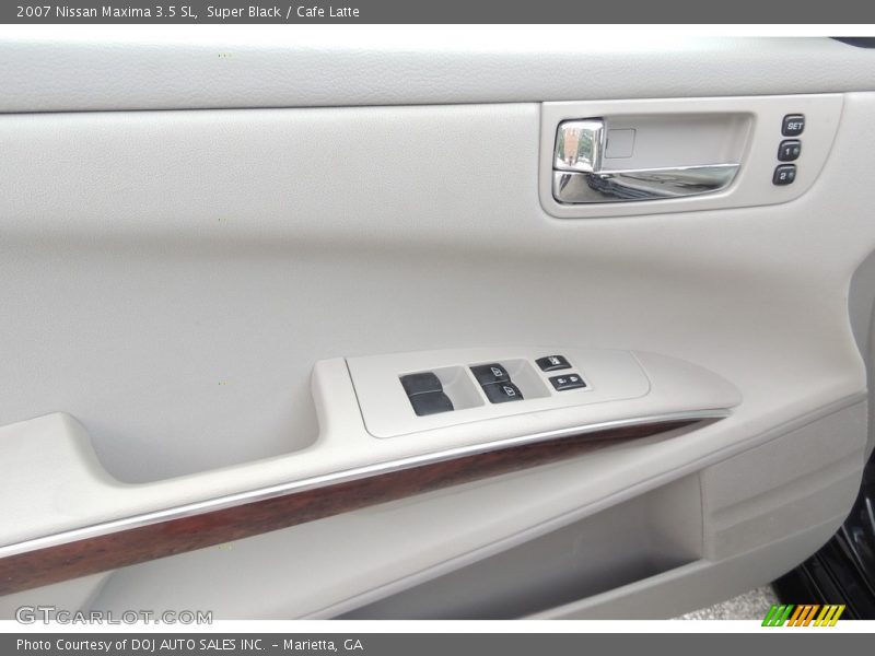 Super Black / Cafe Latte 2007 Nissan Maxima 3.5 SL