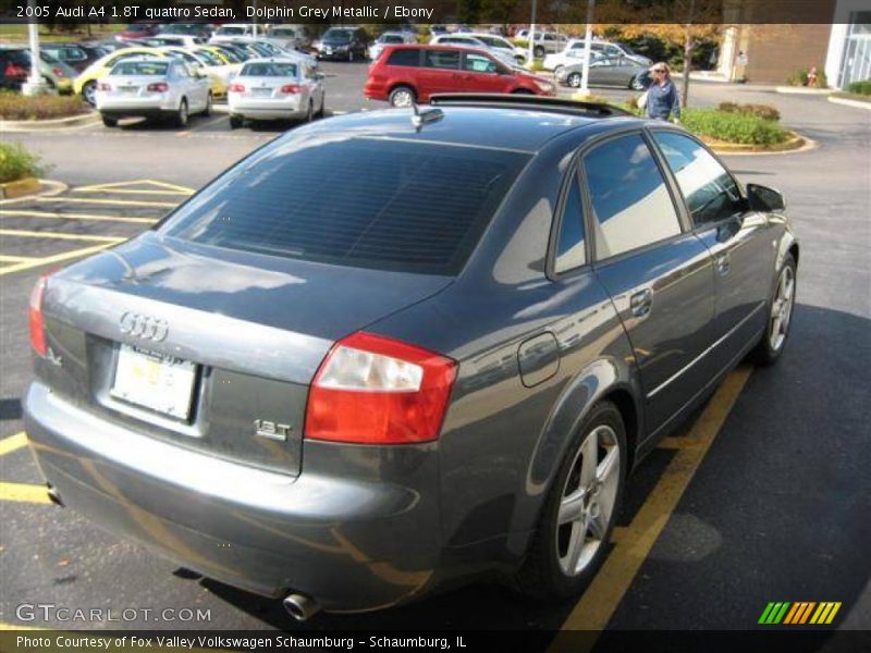 Dolphin Grey Metallic / Ebony 2005 Audi A4 1.8T quattro Sedan