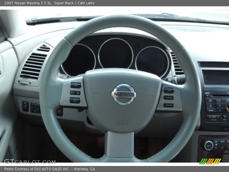 Super Black / Cafe Latte 2007 Nissan Maxima 3.5 SL