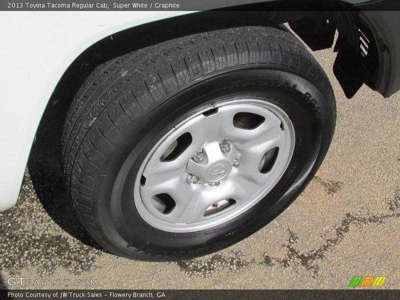 Super White / Graphite 2013 Toyota Tacoma Regular Cab