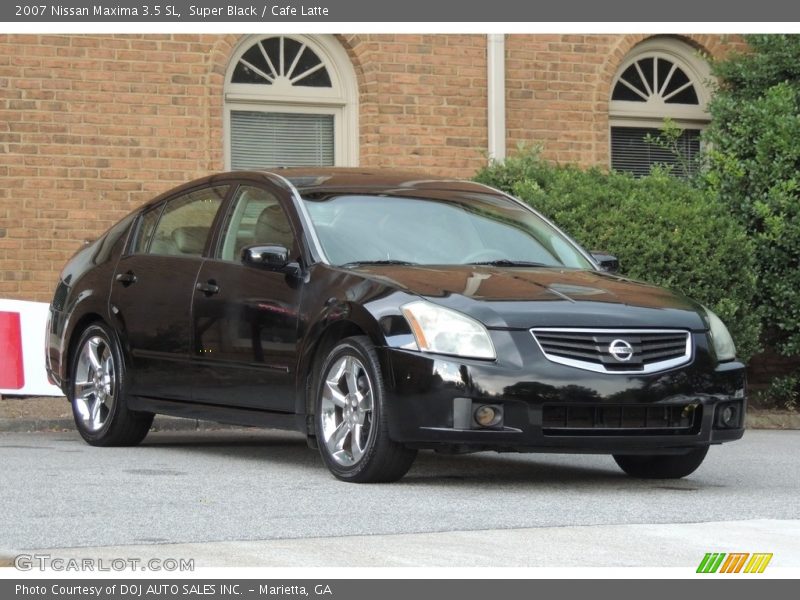 Super Black / Cafe Latte 2007 Nissan Maxima 3.5 SL
