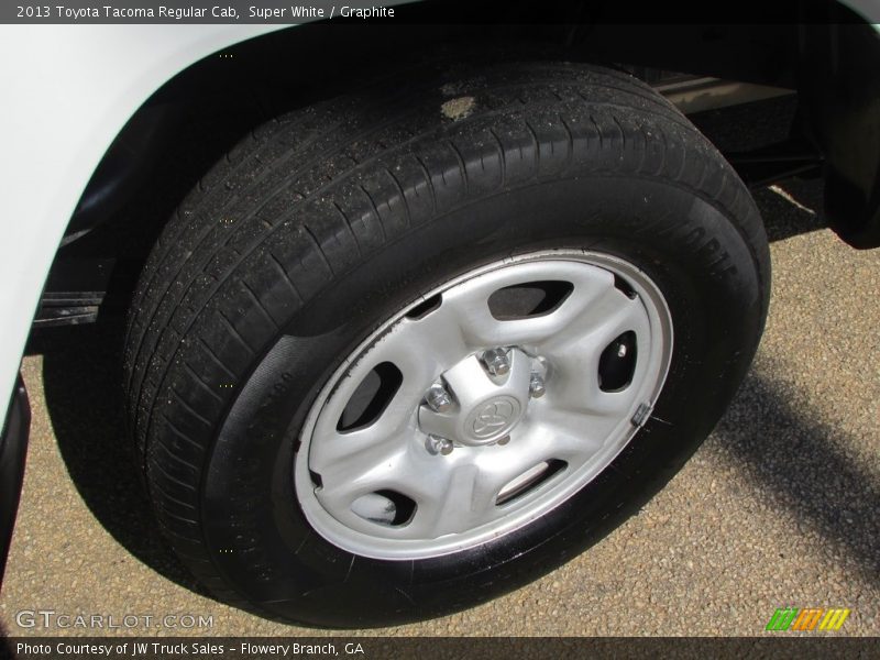 Super White / Graphite 2013 Toyota Tacoma Regular Cab