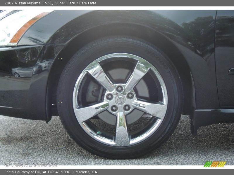 Super Black / Cafe Latte 2007 Nissan Maxima 3.5 SL