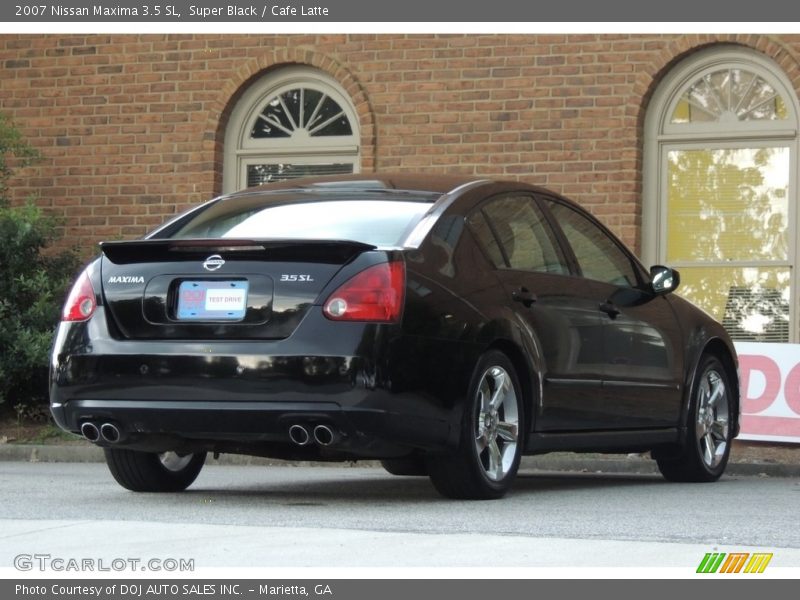 Super Black / Cafe Latte 2007 Nissan Maxima 3.5 SL