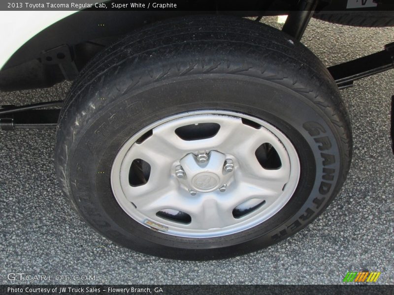 Super White / Graphite 2013 Toyota Tacoma Regular Cab