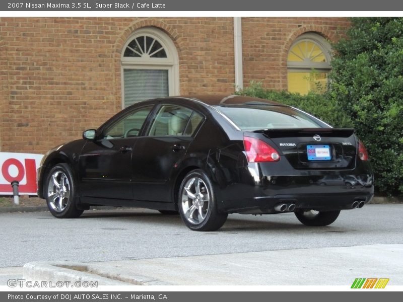 Super Black / Cafe Latte 2007 Nissan Maxima 3.5 SL