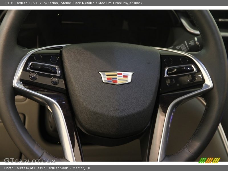 Stellar Black Metallic / Medium Titanium/Jet Black 2016 Cadillac XTS Luxury Sedan