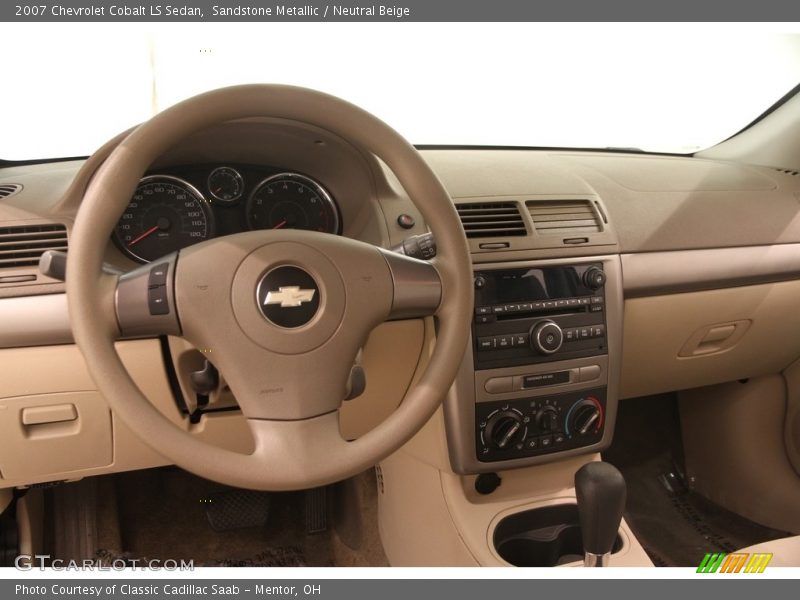 Sandstone Metallic / Neutral Beige 2007 Chevrolet Cobalt LS Sedan